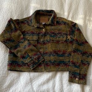Cropped bohemian jacket